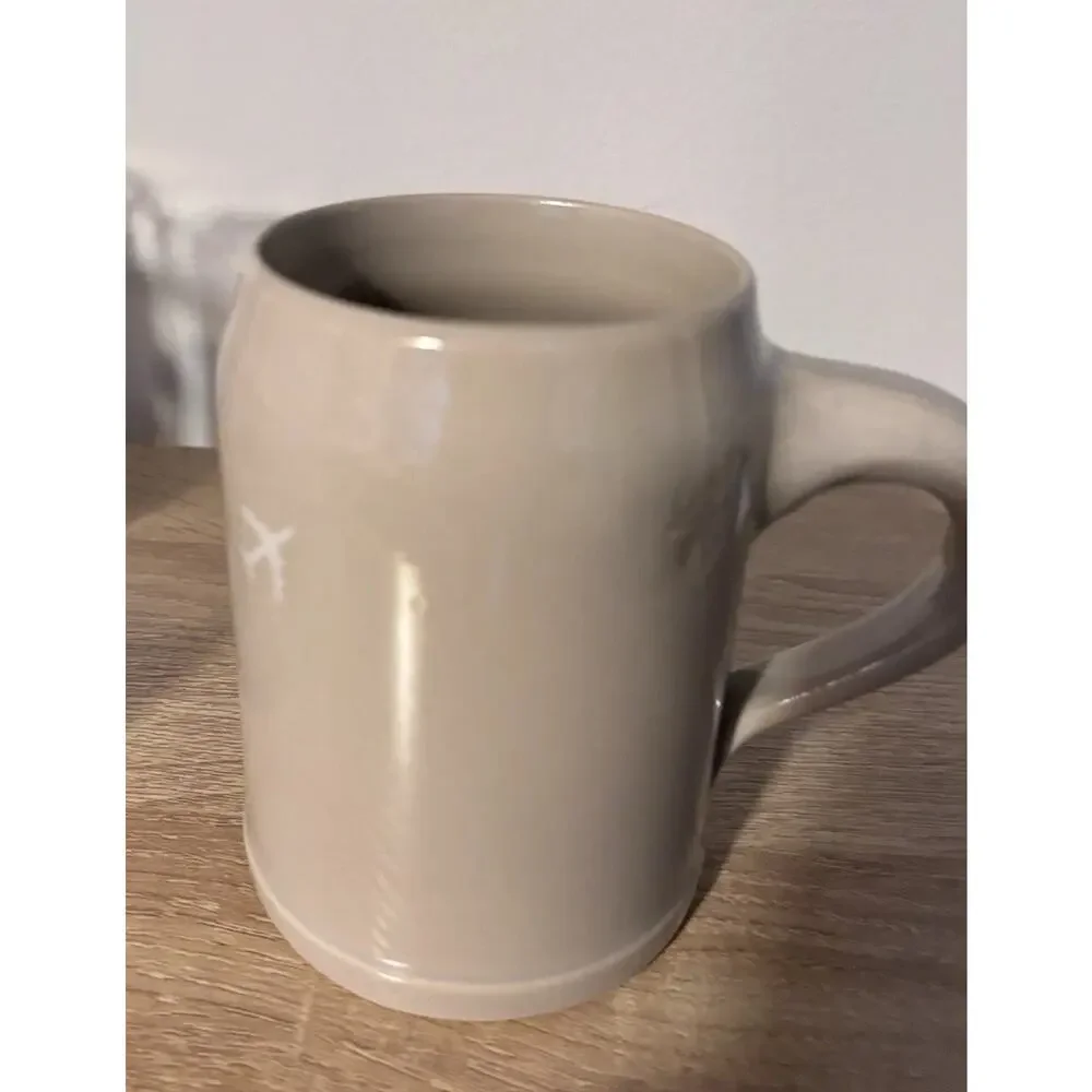 Vintage German Beer Stein Stoneware Munich Airport Beer Stein GERMANY